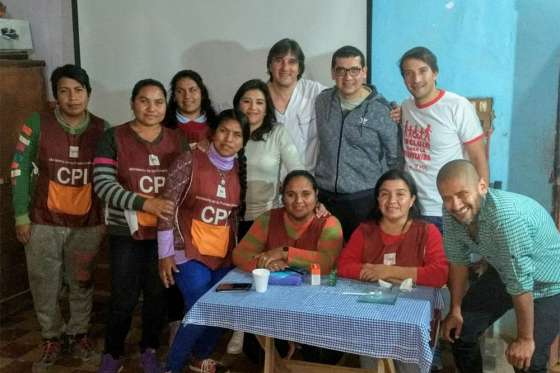 Acompañantes educativos de Rivadavia Banda Norte se capacitaron en salud y primera infancia